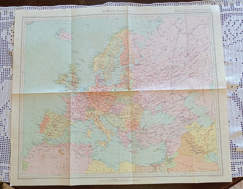 Carta dell europa - carta, dell'europa