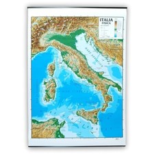 Carta Murale Fisica-Politica