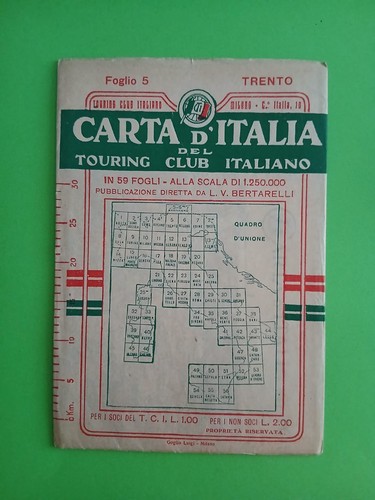 Carta italia del touring - del,