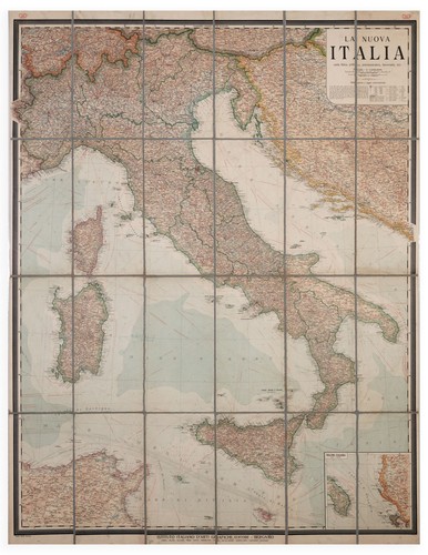 Nuova italia carta fisica - italia.,