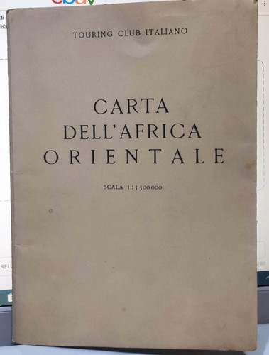 Carta dell africa - dell'africa, orientale