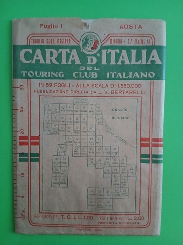 Carta italia del - d'italia, touring