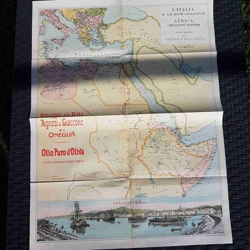 Carta africa italia - italia, colonie