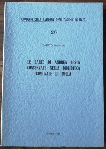 Carte andrea costa - le, di