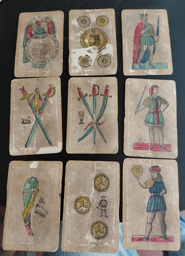 Mazzo carte vintage - vintage, concetta