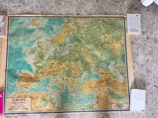 Carta geografica fisica