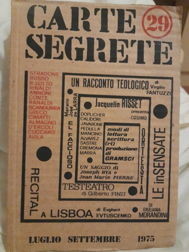 Riviste carte segrete - segrete, n°29